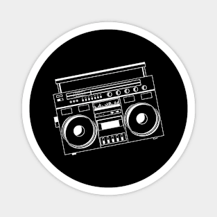 Boombox Ghetto Blaster Magnet